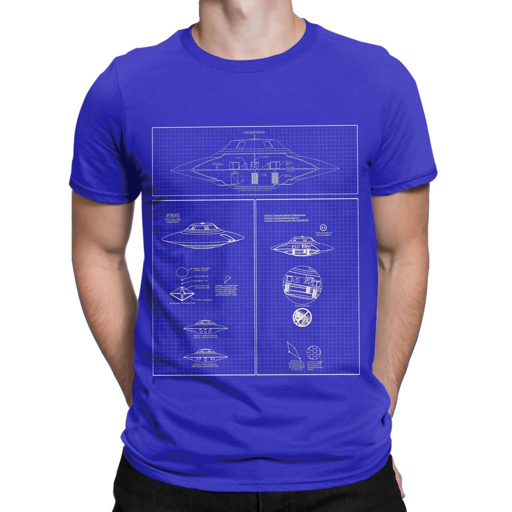 Bob Lazar Sport Model UAP Blueprint Funny 100 Cotton TShirt UFO Tops Tees For Unisex