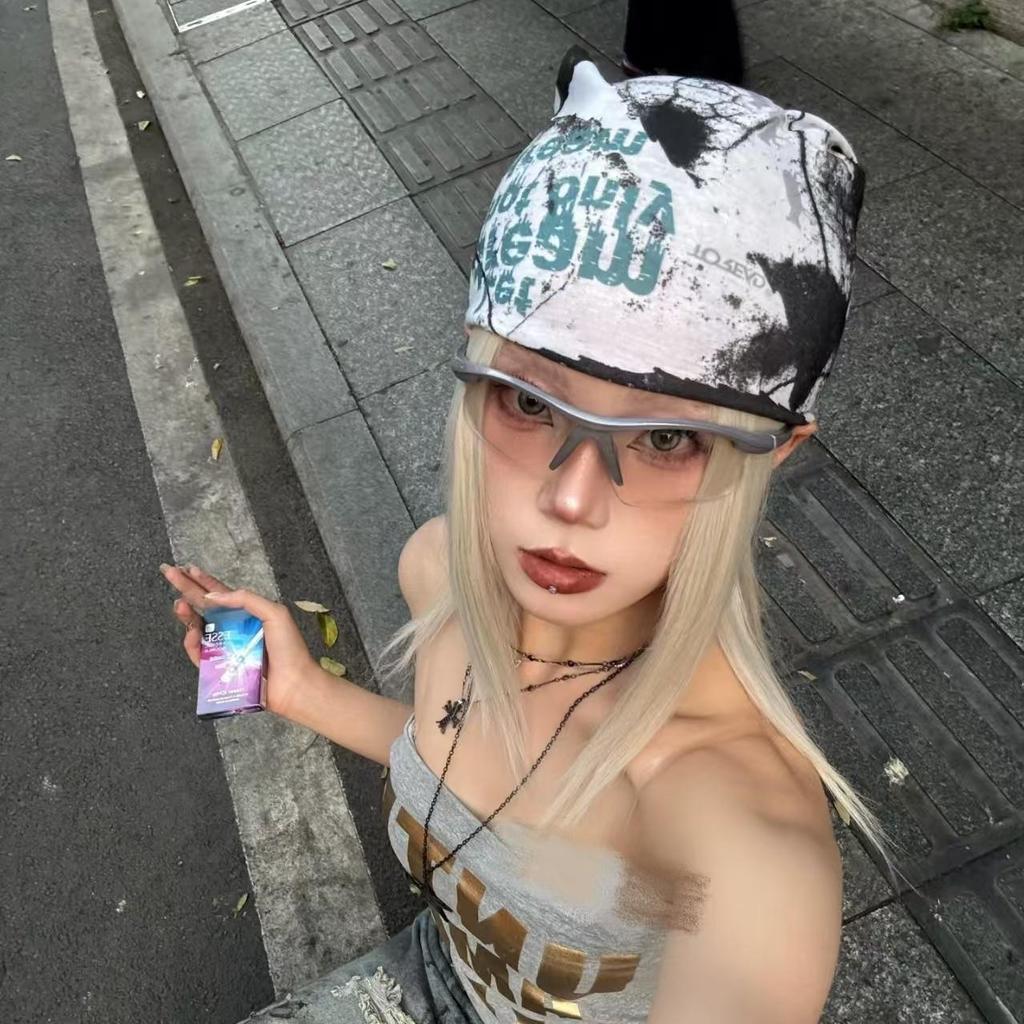 American Retro Print Silk Headscarf: Unisex Hip Hop Streetwear Head Wrap & Headband