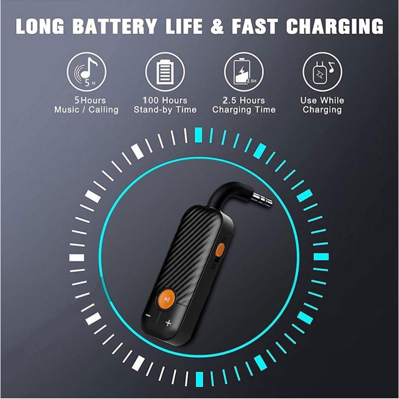 Bluetooth 5,2 аудиоприемник-передатчик 3,5 мм 3,5 AUX с микрофоном стерео музыкальный беспроводной адаптер для наушников ПК ТВ автомобильные колонки