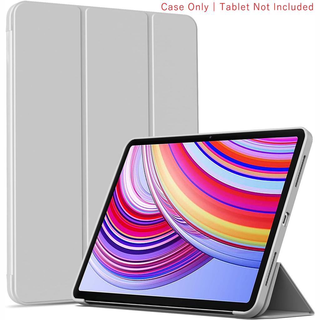 Чехол-книжка с тройным сгибом для Xiaomi Redmi Pad 2 Pro 12.1 дюйма, магнитная подставка, защитная обложка из ПУ-кожи, автоматический сон/пробуждение
