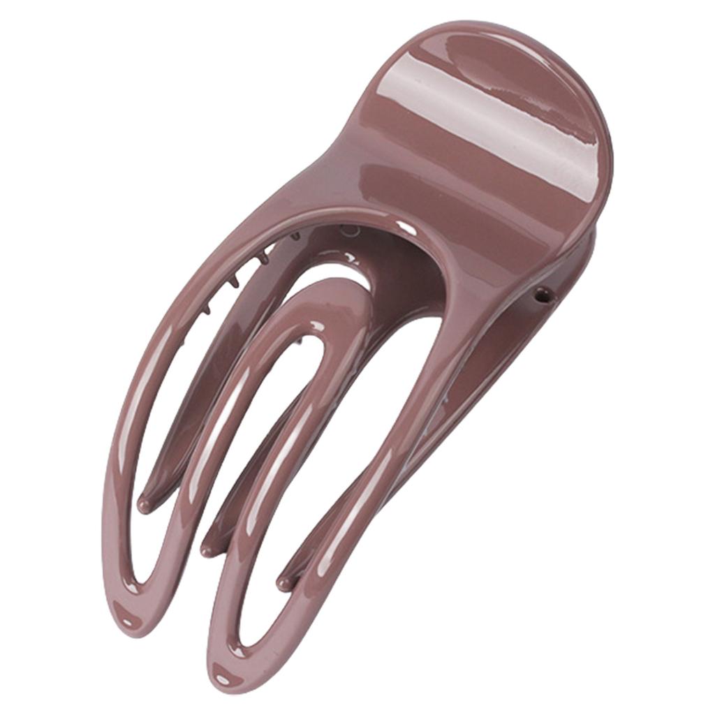 Duckbill Flat Hair Claw with Leopard Pattern French Hair Claw Clip Strong Secure Jaw Clamp Hair Decorative Accessories