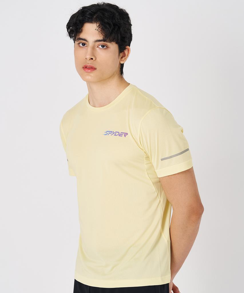 SPYDER Men'S Lightweight Short Sleeve Running T-Shirt Spkmcnrs233Myel