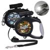 Professional 8m Retractable Dog Leash Heavy Duty Pet Leash For Medium Large Dogs Big Dog Walking Running Leashes Rope With LED Flashlight