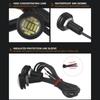 Work Light Eye LED 23 мм 4014 12SMD светодиодные фары для авто велосипеда-водителя противотуманные фары водонепроницаемые фары 2 шт.