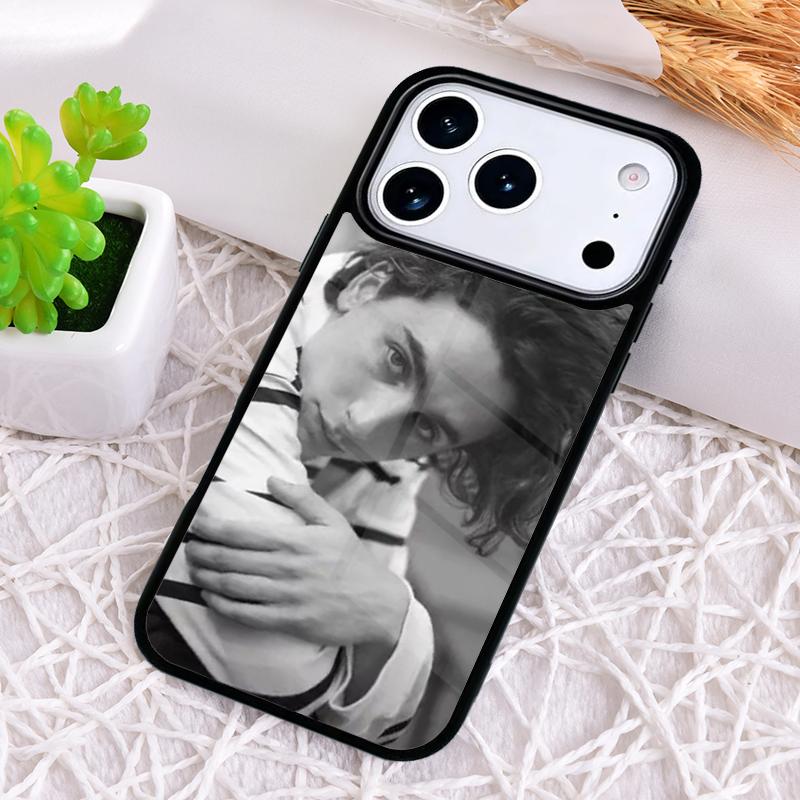 Тимоти Шаламе Актер Ударопрочный Чехол для Телефона для iPhone 17 Air 16e 15 11 12 14 13 Pro Max Чехол Coque