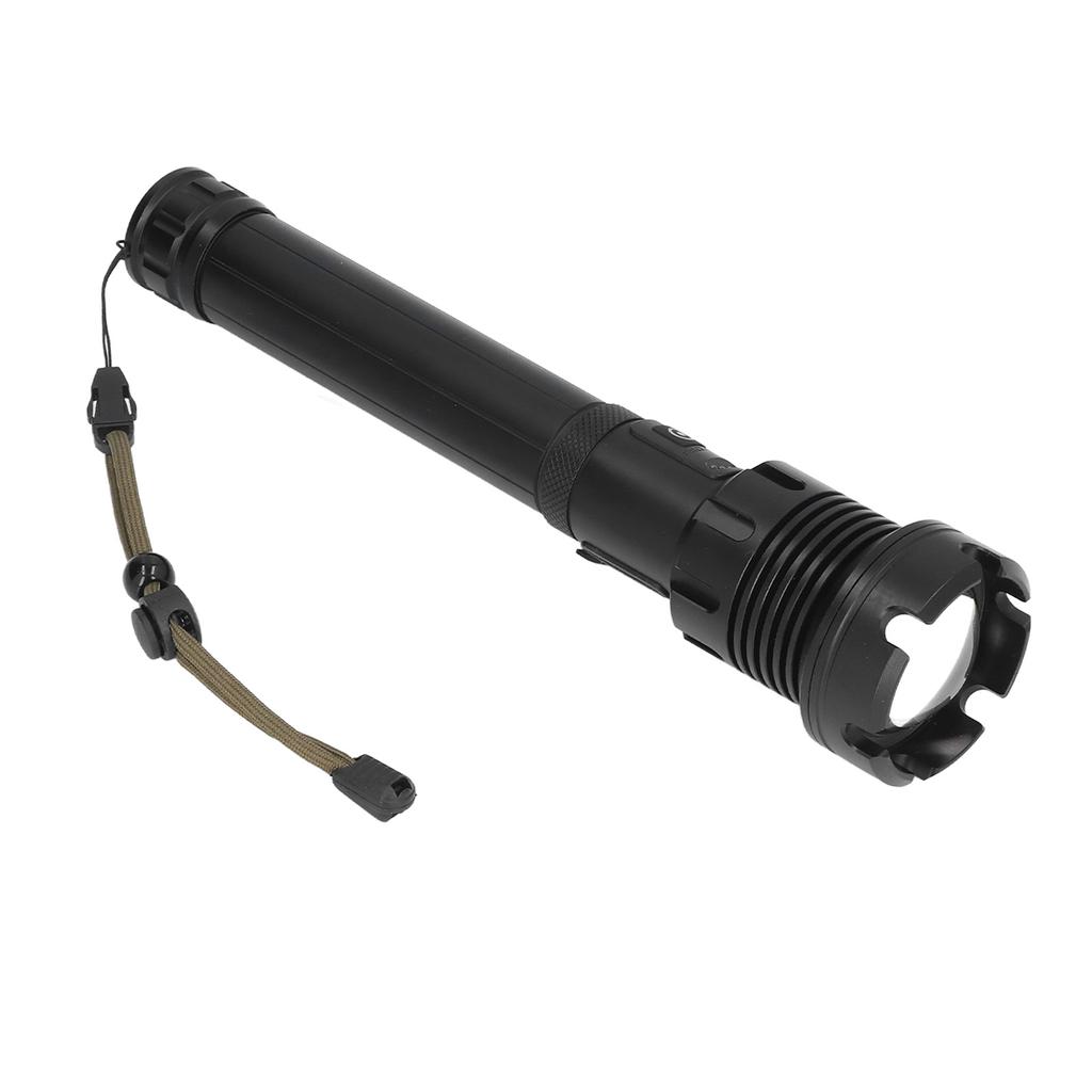 Яркий фонарик 8000лм IP65 Водонепроницаемый Масштабируемый 2 цвета света 7 режимов Ручной фонарик для приключений