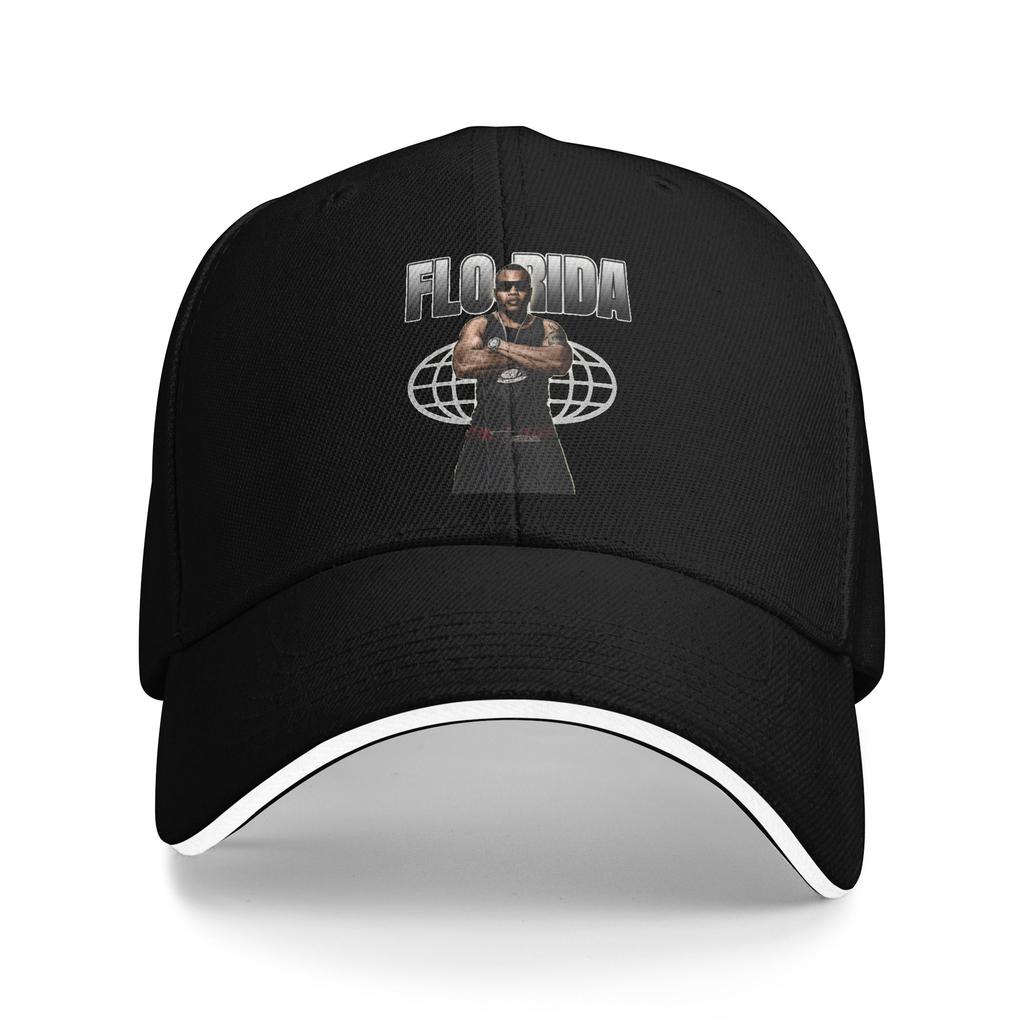 Flo Rida hip hop rapper Casual Baseball Cap Spring  Trucker Hat Breathable Kpop Rock Snapback Cap Women Stylish Baseball Caps