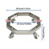 With Wheels Mobile Propane Tray Brake Fixed Tank Roller Stand Safe Cylinder Holder  Flower Pots