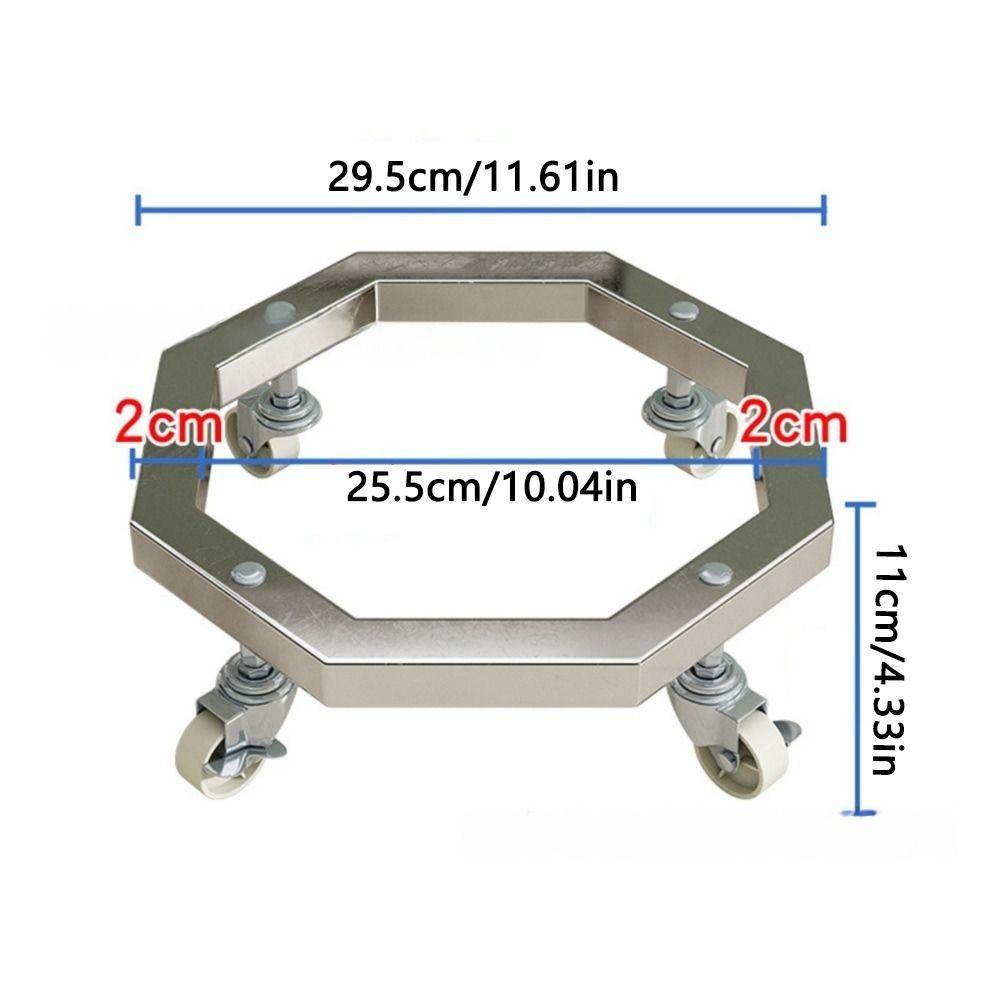 With Wheels Mobile Propane Tray Brake Fixed Tank Roller Stand Safe Cylinder Holder  Flower Pots
