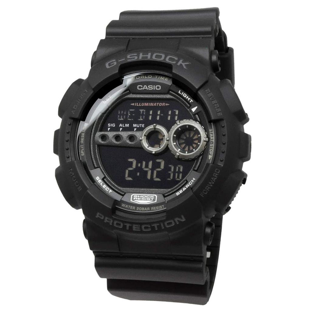 Casio Часы Casio цифровые стандартные Overseas модель спортивные черные G-SHOCK G-Shock мужские GD-100-1B [Товар]