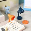 1Pc Shaped Led Book Light With Clip,Desk Decorative Table Lamp,Eye Protection Book Reading Lamp At Night With Batteries