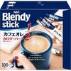 AGF Blendy Stick Cafe Au Lait Calorie Half 100 Sticks Coffee Reduced Sugar