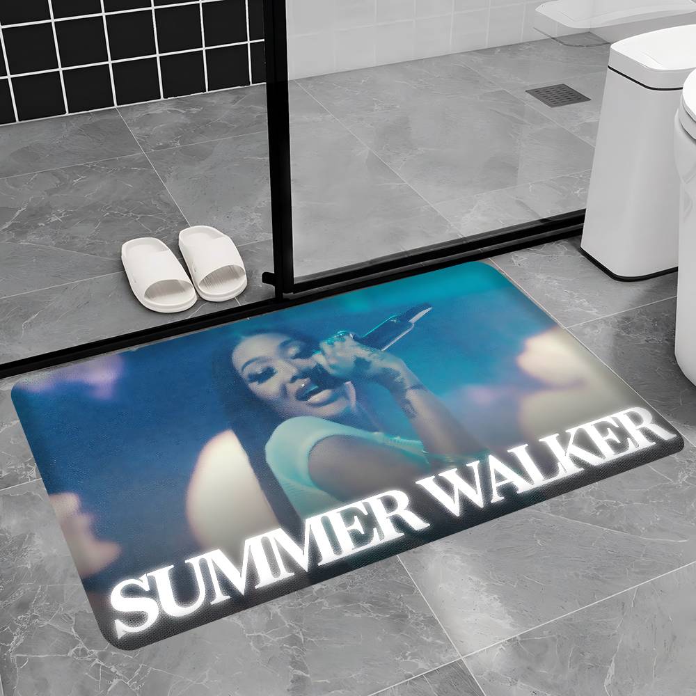 Singer S-Summer W-Walker Floor Mat INS Style Soft Bedroom Floor House Laundry Room Mat Anti-skid Household Carpets