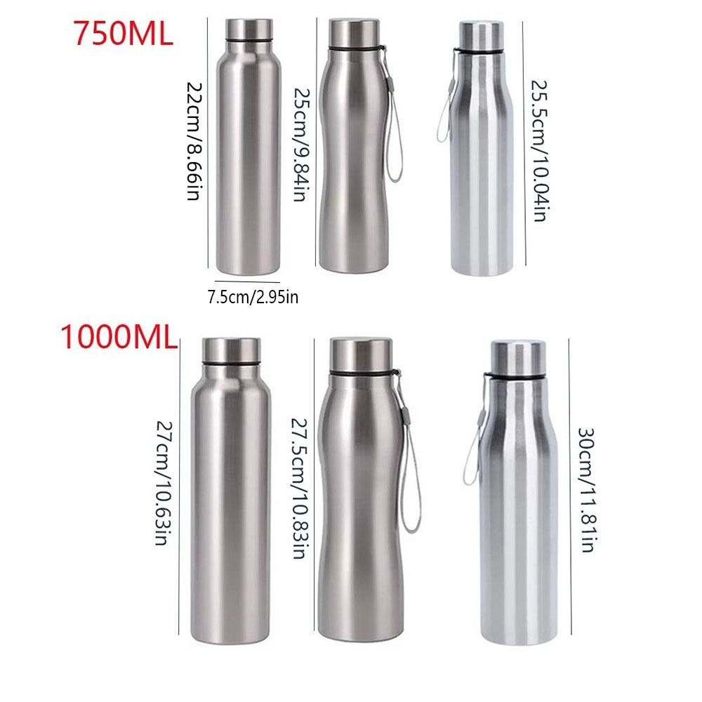 Single-layer Outdoor Drink Bottles Stainless Steel Travel Water Cup Sports Water Bottles Cycling