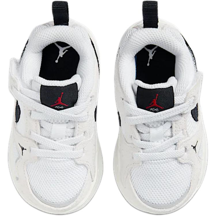 New Jordan CMFT Era Anti Slip Wear Resistant Low Top Toddler Shoes White Black Infant And Toddler HQ0508-100