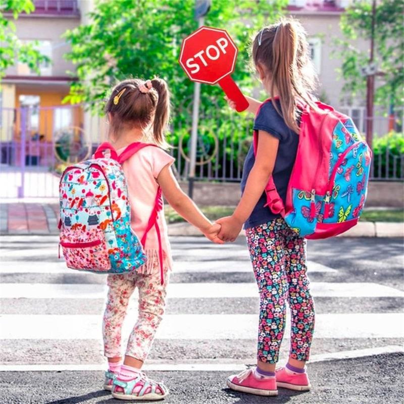 10PCS Reversible Stop and Go Sign Handheld Crossing Guard Stop Sign for Outdoor Event Road Management