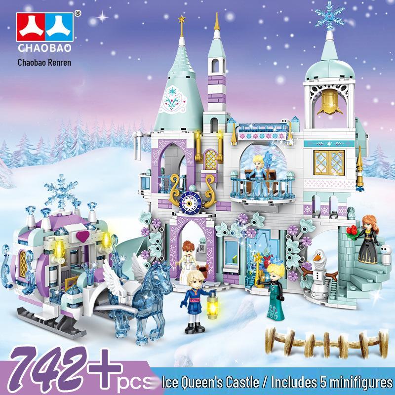 Princess Castle Treehouse Building Blocks - Compatible with Lego, Perfect for Girls