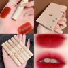 Lip Glaze Set Matte Velvet Mist Whitening Moisturizing Lipstick Non-fading Non-stick Cup Long-lasting Waterproof Student Makeup Beauty Products