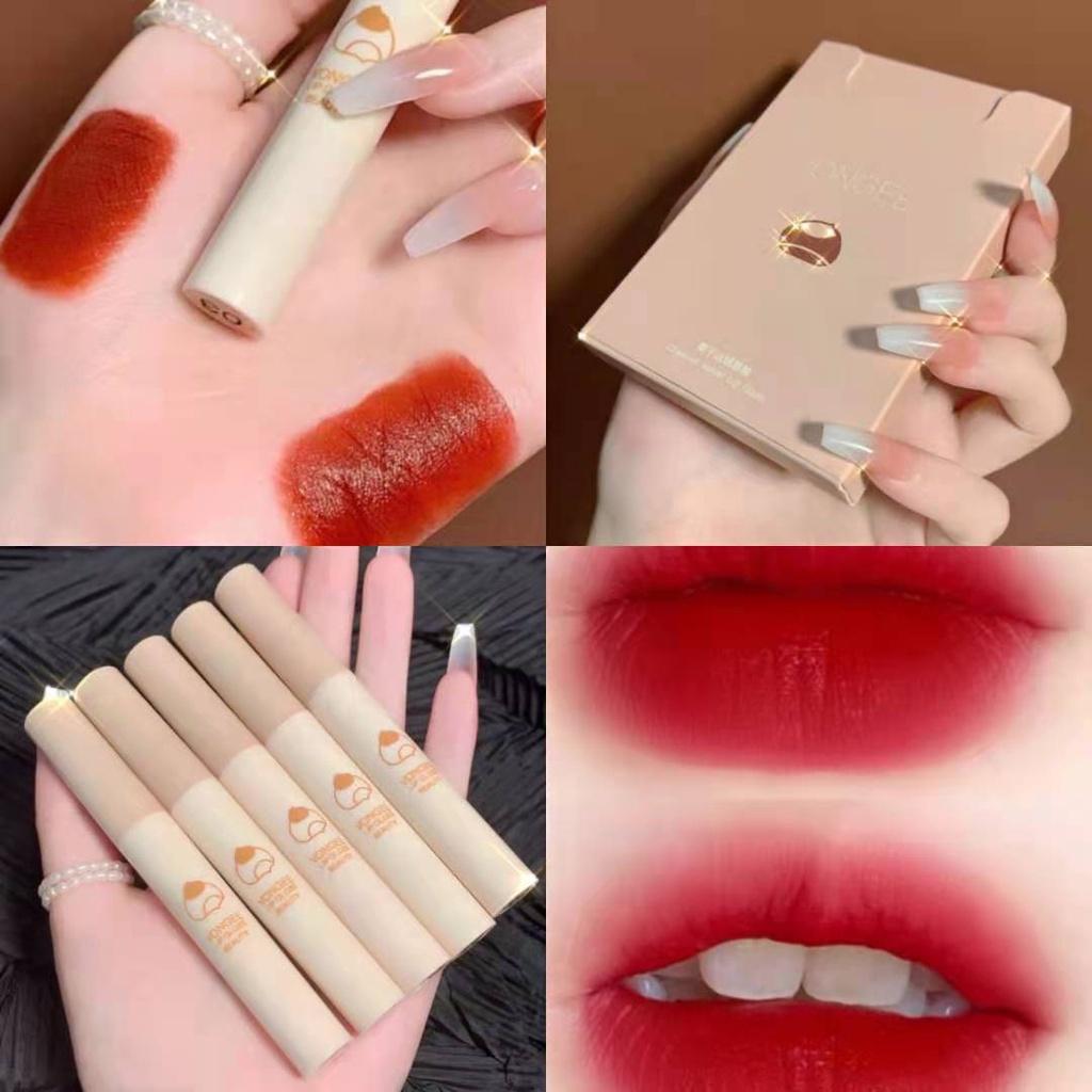 Lip Glaze Set Matte Velvet Mist Whitening Moisturizing Lipstick Non-fading Non-stick Cup Long-lasting Waterproof Student Makeup Beauty Products
