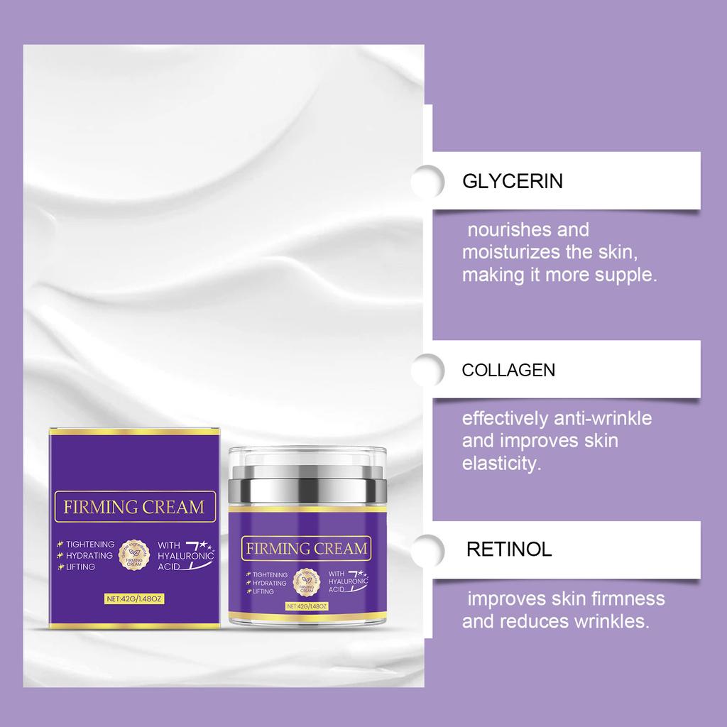 Крем для укрепления шеи, увлажняющий крем для лица от старения для женщин с ретинолом, коллагеном и гиалуроновой кислотой, подтягивающий и лифтинг-крем для шеи