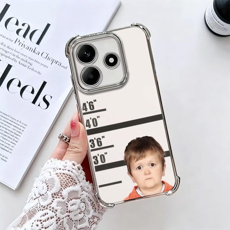 Смешной Чехол для Телефона с Покрытием Хасбулла Бабайт Для Xiaomi Redmi Note 14 15 Pro Plus 13 12 11 11S 11T 10 9S 9 5G Противоударный с Подушкой Безопасности