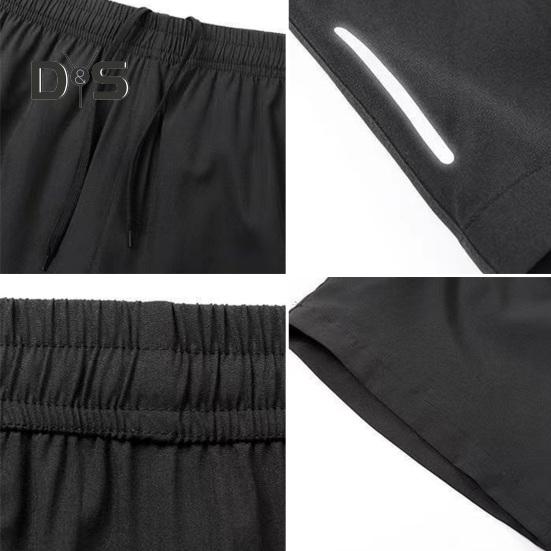 Мужские пляжные шорты с эластичной резинкой на талии, быстросохнущие, повседневные короткие брюки с укрепленными карманами, уличная одежда