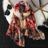 Fashion Printed Leopard Chiffon Hijab Scarf Women Pareo Lady Bandanas Beach Towels Summer Muslim Veil Wrap Female Foulard