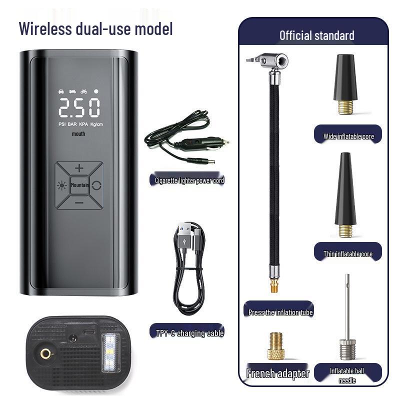 Портативный беспроводной цифровой дисплей умный насос для накачивания шин