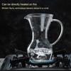 Стеклянный кофейник BORREY, кофеварка, многоразовый фильтр из нержавеющей стали, стеклянный графин без BPA, ручной кофейник, капельница для кофе