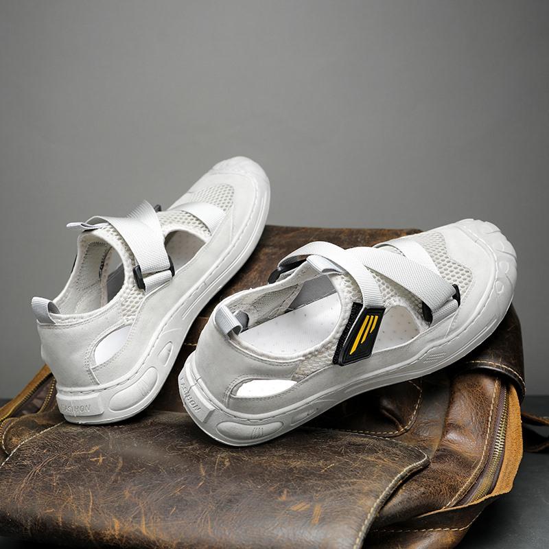 Уличная водонепроницаемая мужская обувь Обувь для вождения Повседневная офисная мужская обувь Летние дышащие мужские сандалии Высококачественная пляжная обувь