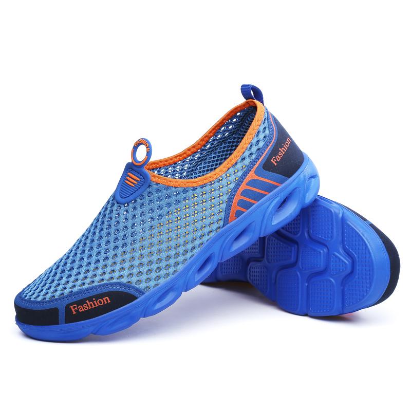 New Breathable Men's Mesh Shoes Hole Shoes Summer