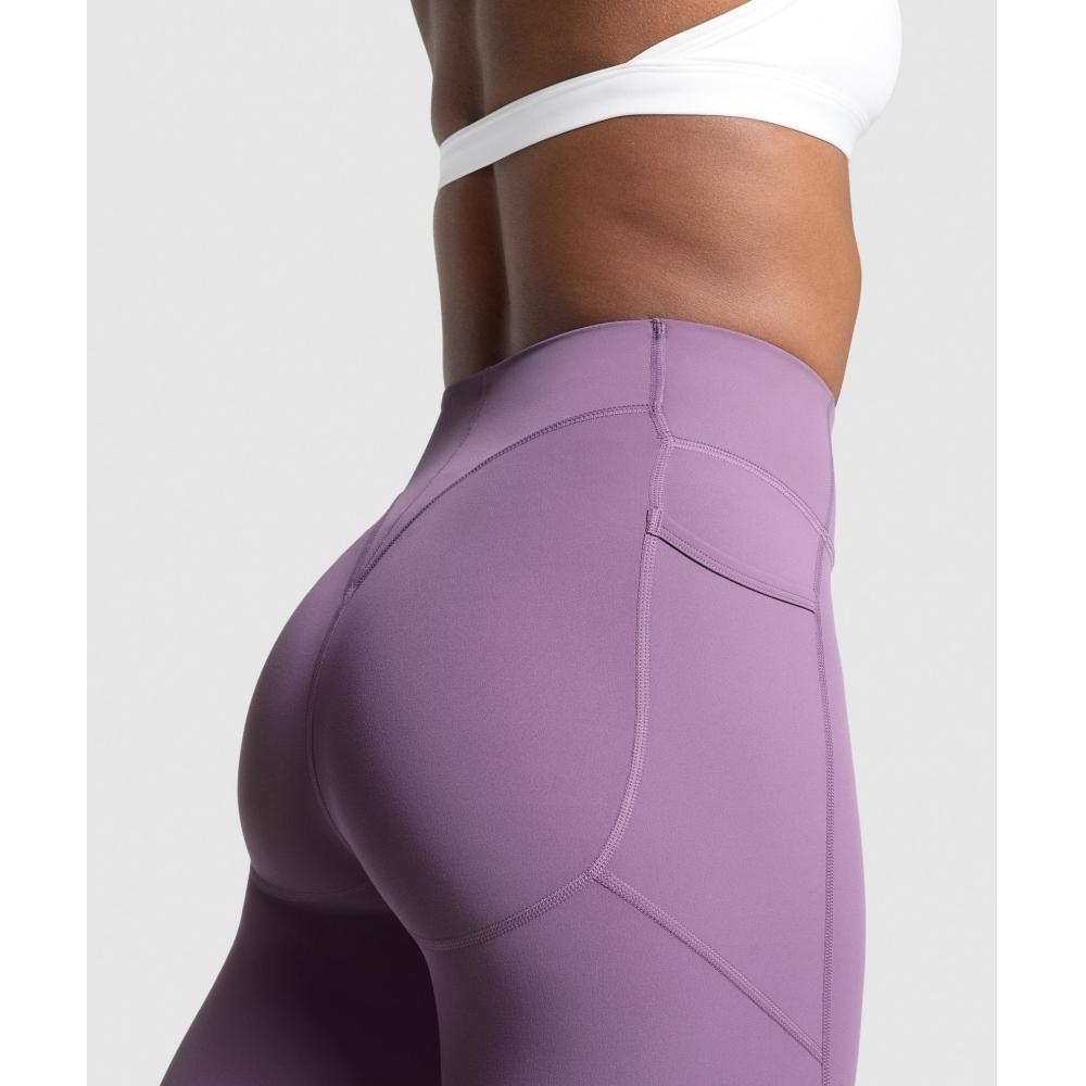 Gymshark Подъемные леггинсы с карманами Mood Purple B7a4n Pb57