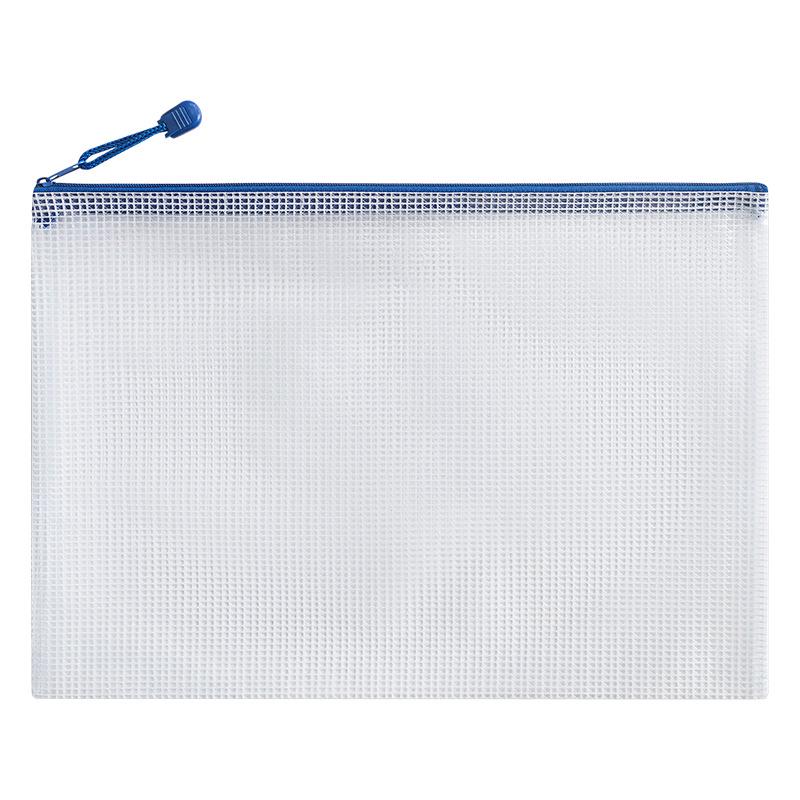 Transparent A4 Zipper Bag - Large Capacity, Waterproof Document Storage for Students