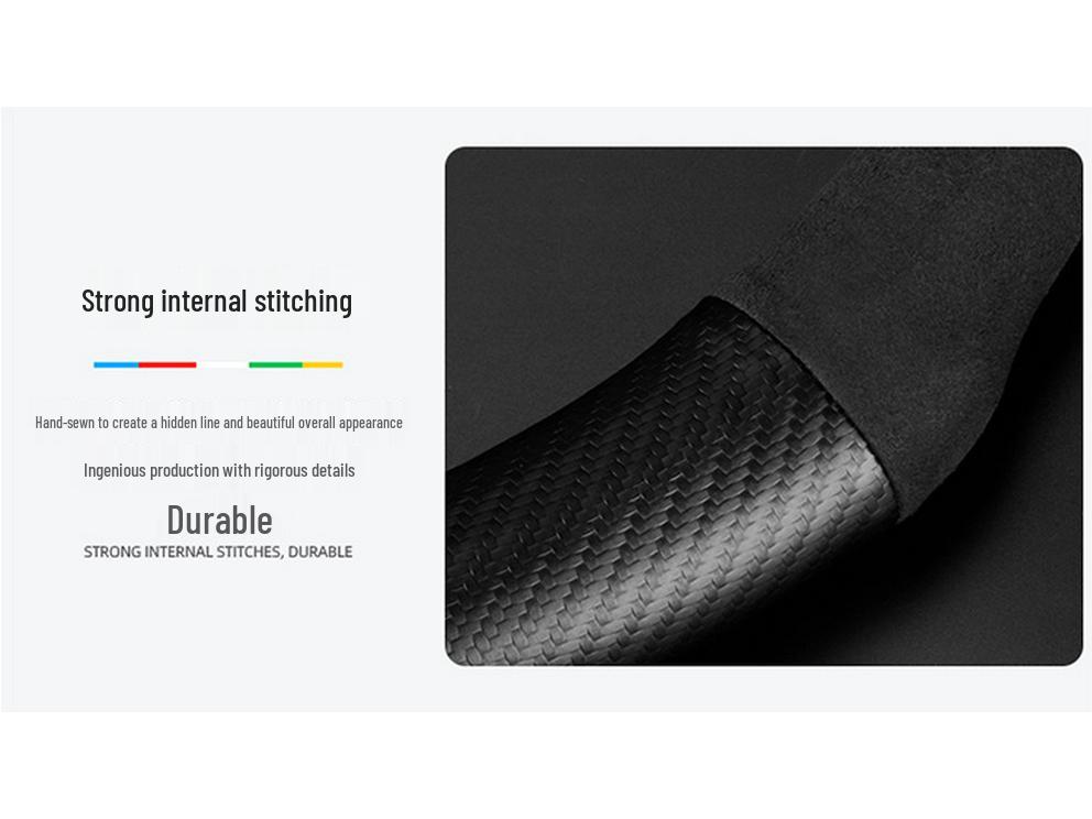 Mercedes C-Class Suede Steering Wheel Cover for Models 08-22: C260L, C200L, C260