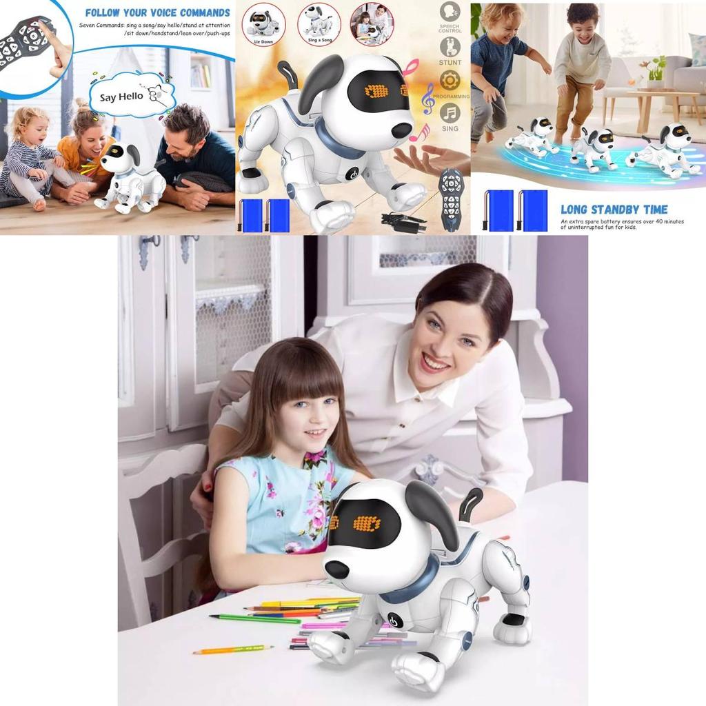 Инновационный программируемый пульт дистанционного управления Интерактивная игрушка-робот для детей