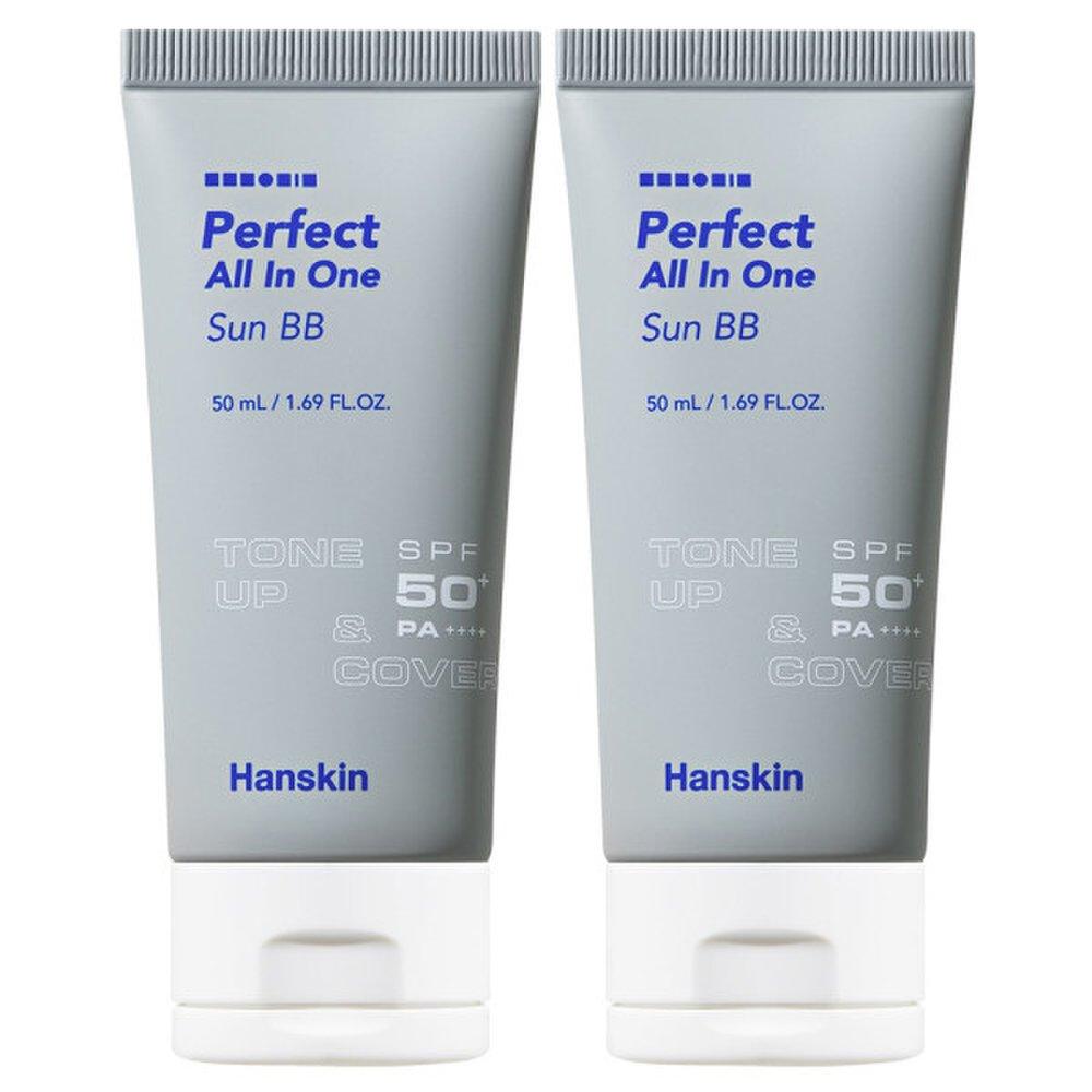 Hanskin Perfect All-in-One Sun BB Cream 50 мл 2 шт BB Myeong-ga