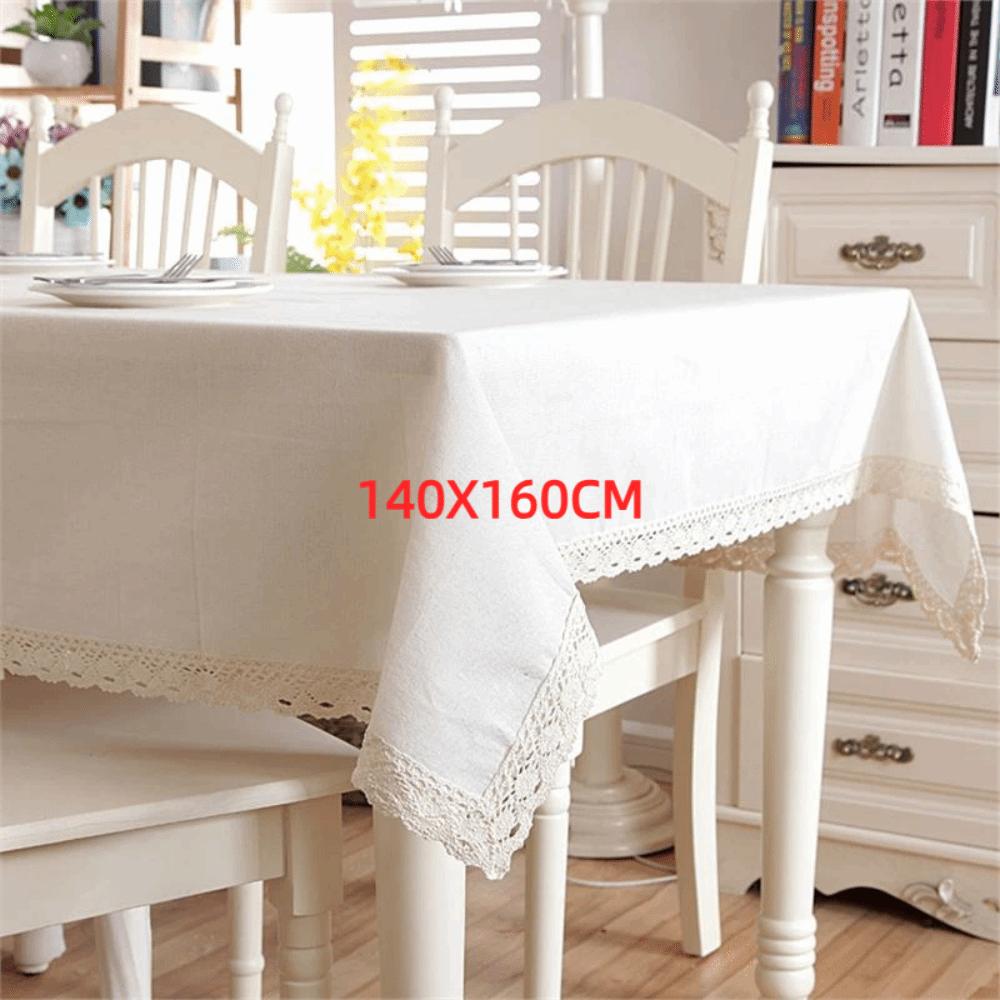 Universal Polyester Cotton Tablecloth Washable Table Cover Rectangular Table Cloth Wedding Party