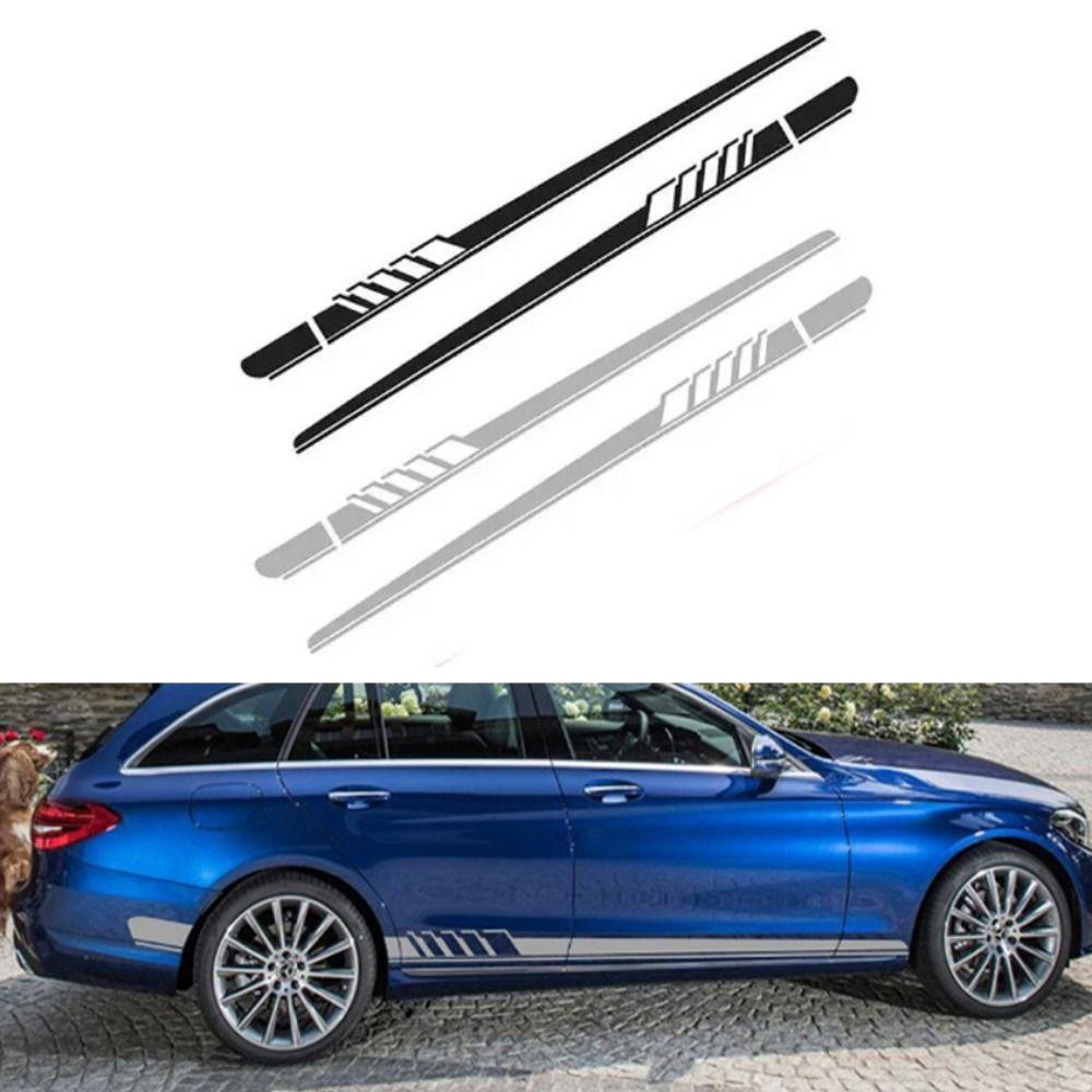Наклейки на боковую часть кузова автомобиля для Mercedes Benz W203-205 W212 GLC CLA GLA AMG C180 C200 C300 C63 Купе C43