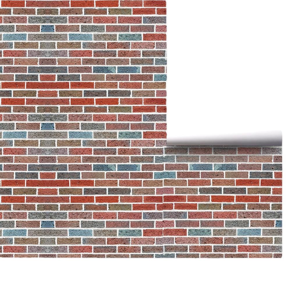 Бесшовные обои для гостиной и спальни с кирпичной стеной(45см*300см)