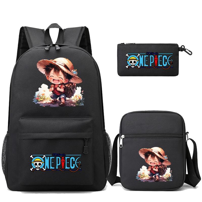 3 шт./компл. аниме цельный рюкзак с наплечной сумкой пенал для мальчика и девочки школьная сумка женская дорожная сумка Mochila