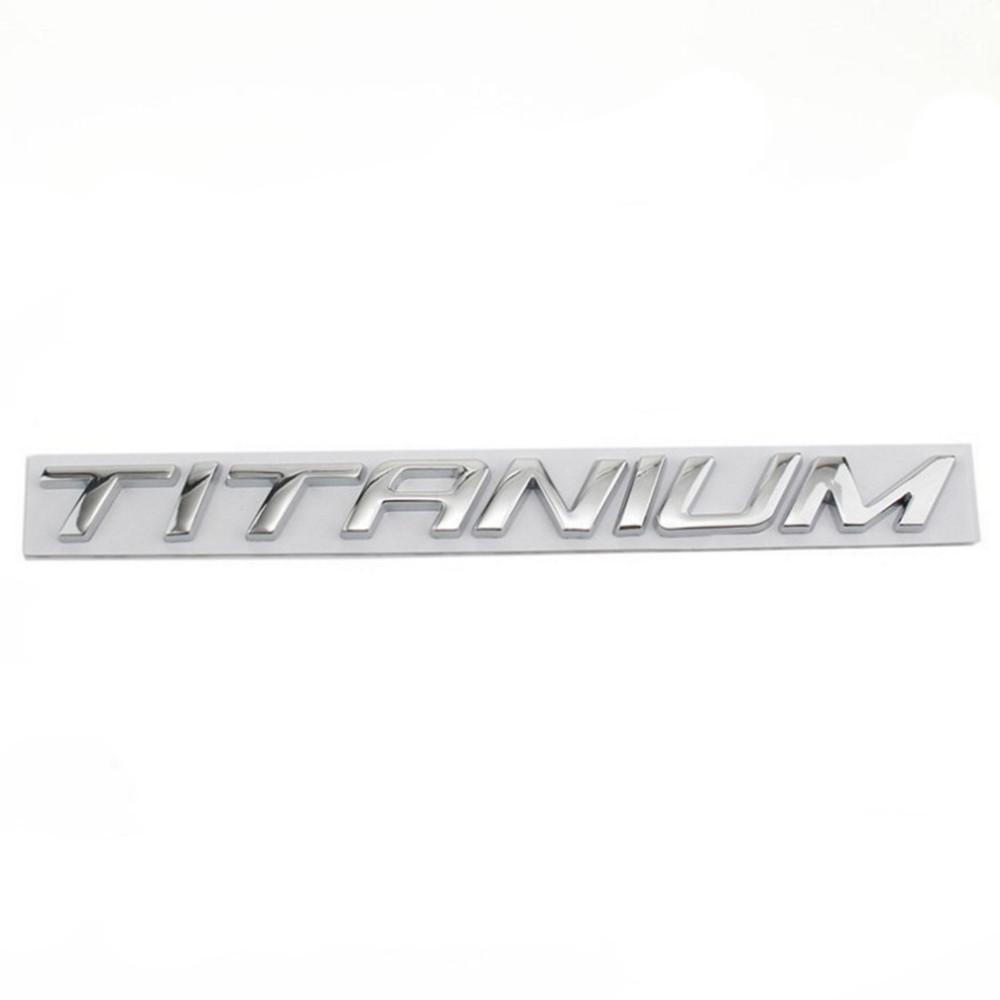 3D ABS Mondeo TITANIUM V6 S Letters Car Fender Emblem Badge Sticker Decals For Mondeo Accessories