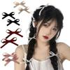 Headwear Bowknot Hair Clips Sweet Ballet Ribbon Bang Clip New Bow Hairpin  Girls