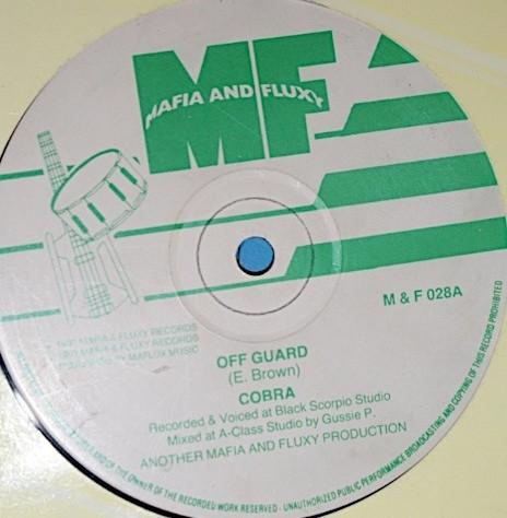 12inch Record COBRA Off Guard MF028 1991 UK Reggae Ska Dub Used