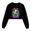5877 Kids Girls Forgotten Island Printed Outerwear Cartoon Long Sleeves Sweatshirt Top