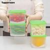 Набор из 4 квадратных контейнеров Tupperware 800 мл для хранения продуктов (4-Pack)