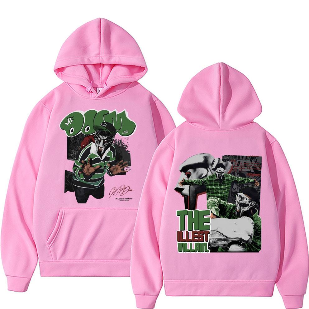 Madvillainy Мужская Худи The Illest Villains Двусторонняя Классическая Простая Оверсайз Хип-Хоп Толстовки Рэпер MF Doom Мужская Мода