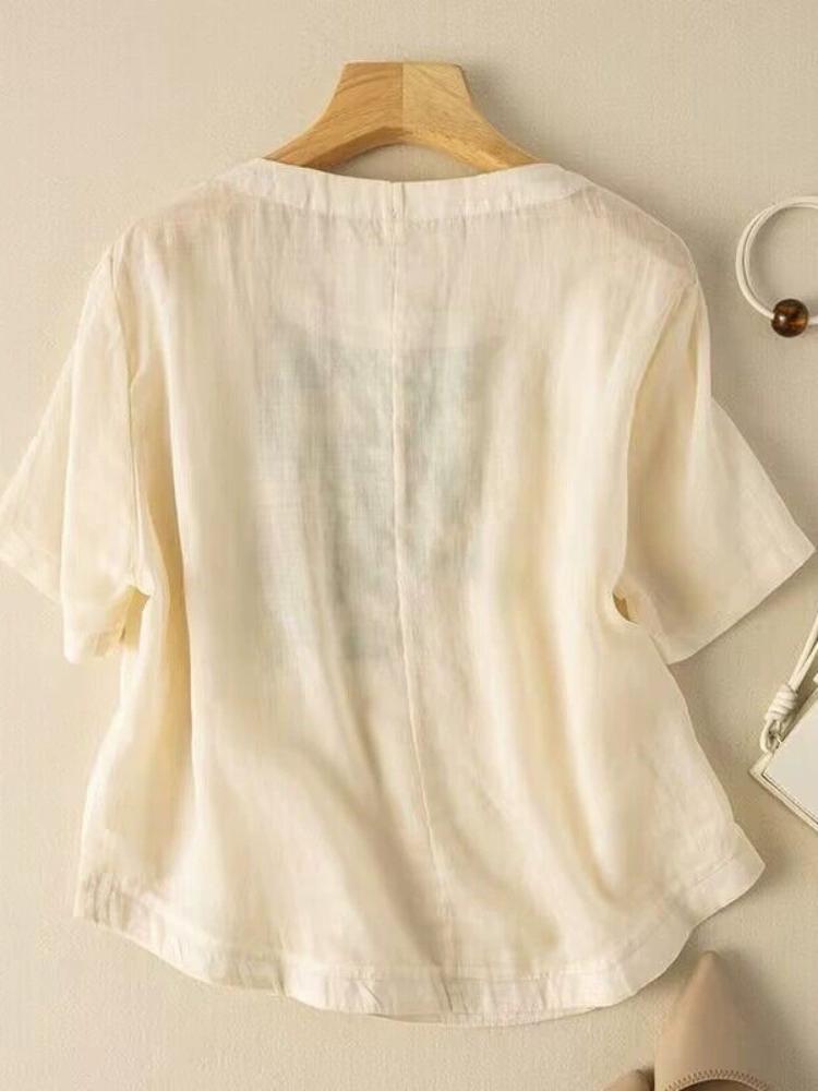 Short-sleeved T-shirt Women's Summer New Loose Shirt Temperament Top