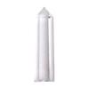 White Crystal Hexagonal Column: Single Point Six-Sided.