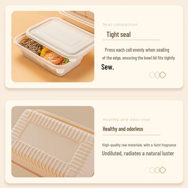 Disposable Rectangular Food Storage Containers