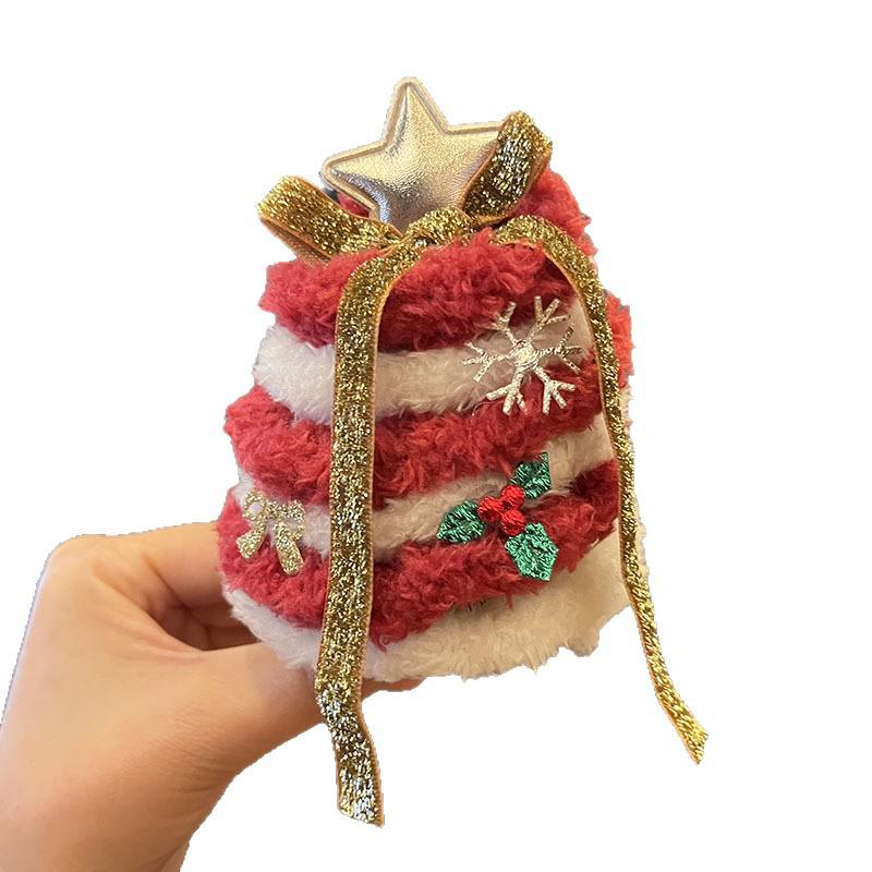 Праздничный бант и шляпа 2025 года, аксессуары для волос для женщин и девочек: Рождественская повязка на голову и заколка для волос